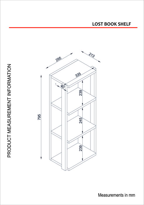 Hanah Home Estantería de Pared Moderna e Industrial - Nogal Hanah Home Estantería de Pared Moderna e Industrial - Nogal